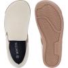imageWHITIN Womens Wide Barefoot Shoes  Elastic VDetail Classic SlipOn  Minimalist Walking SneakersBeige Brown