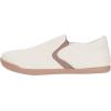 imageWHITIN Womens Wide Barefoot Shoes  Elastic VDetail Classic SlipOn  Minimalist Walking SneakersBeige Brown