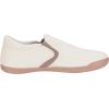 imageWHITIN Womens Wide Barefoot Shoes  Elastic VDetail Classic SlipOn  Minimalist Walking SneakersBeige Brown
