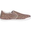 imageWHITIN Womens Wide Barefoot Shoes  Elastic VDetail Classic SlipOn  Minimalist Walking SneakersLeopard