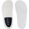 imageWHITIN Womens Wide Barefoot Shoes  Elastic VDetail Classic SlipOn  Minimalist Walking SneakersWhite