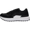imageWHITIN Womens Wide Toe Box Walking Shoes  Cushioned Retro Suede Trainers for Daily Walks Casual Outings amp Light FitnessBlack