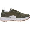 imageWHITIN Womens Wide Toe Box Walking Shoes  Cushioned Retro Suede Trainers for Daily Walks Casual Outings amp Light FitnessGreen