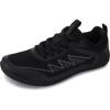 imageWHITIN Womens Barefoot Shoes  Wide Toe Box Athleisure SneakersW702black