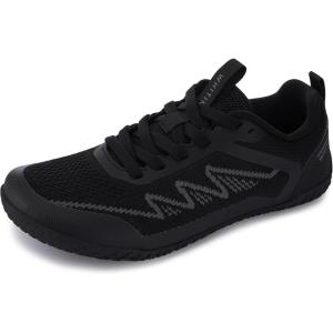 imageWHITIN Womens Barefoot Shoes  Wide Toe Box Athleisure SneakersW702black